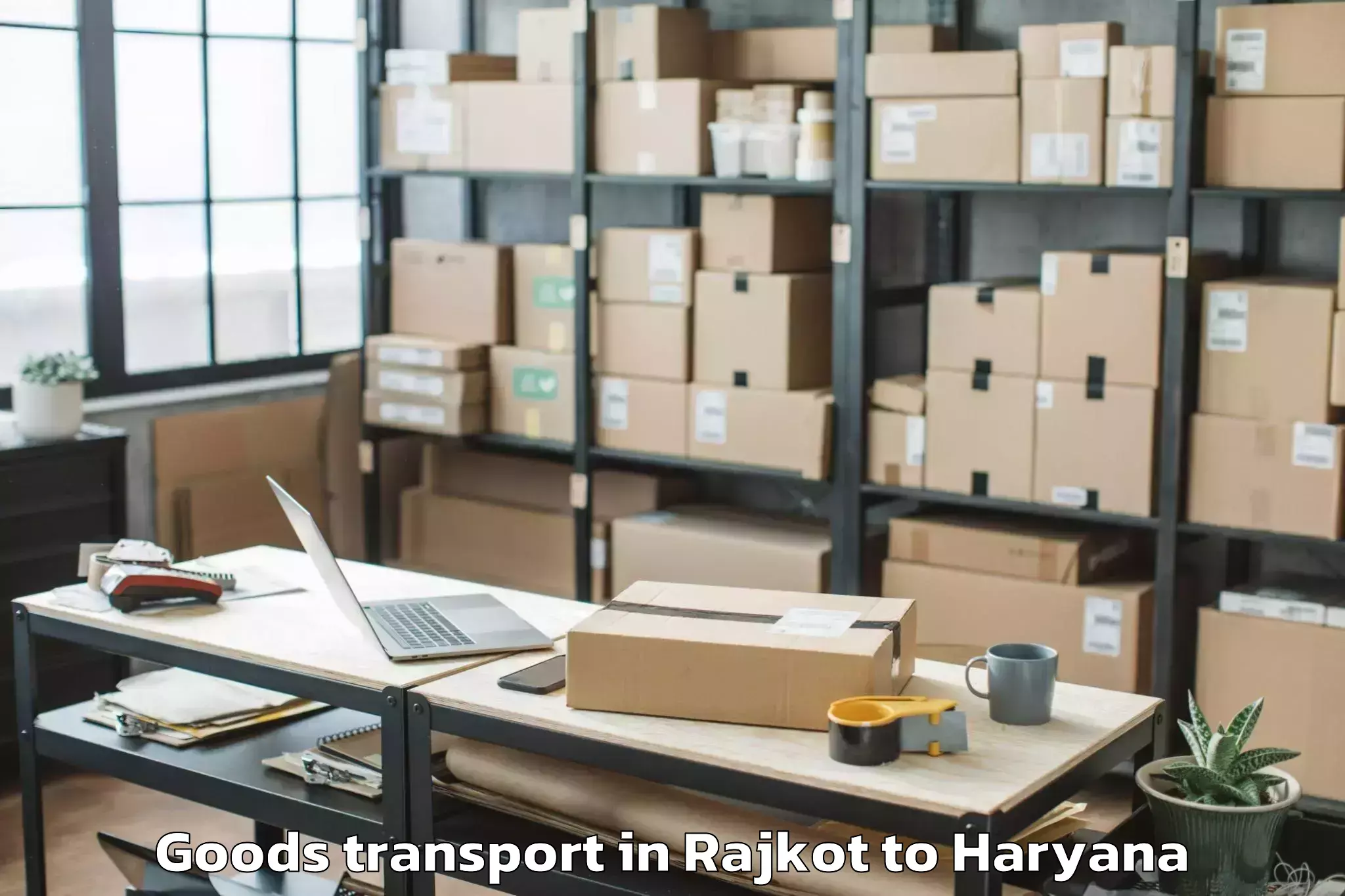 Easy Rajkot to Sikanderpur Goods Transport Booking